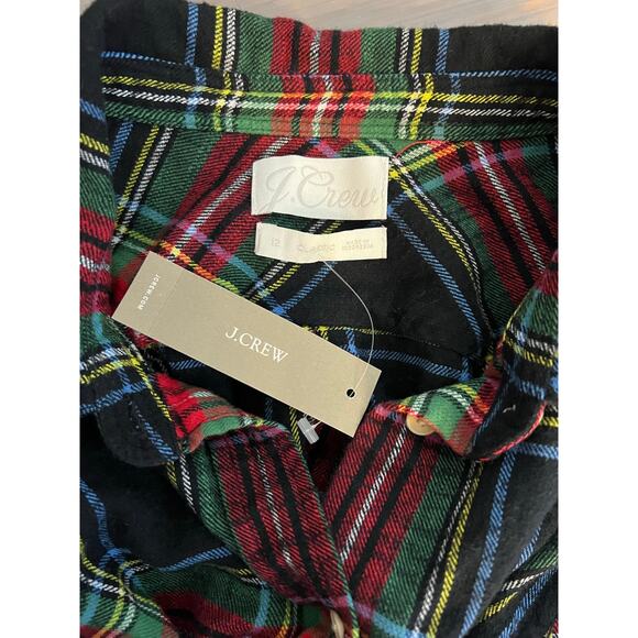 J. crew plaid button down long sleeve shirt new Cabincore fall farmcore - Picture 5 of 6